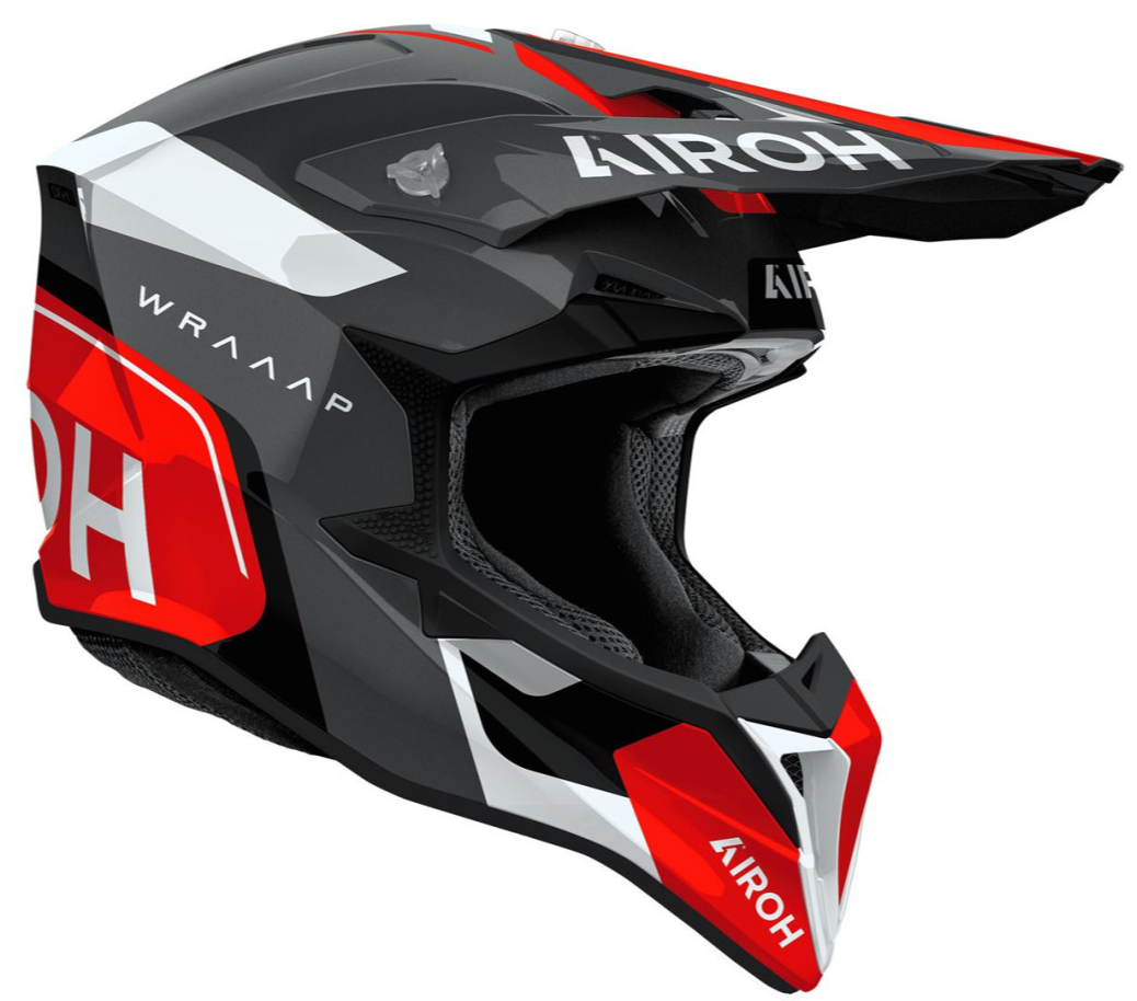 AIROH WRAAAP CONQUER RED GLOSS