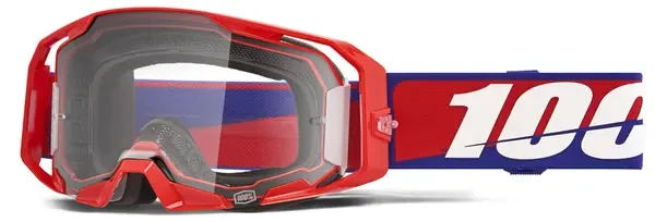 100% ARMATIC BEST CLEAR LENS GOGGLE