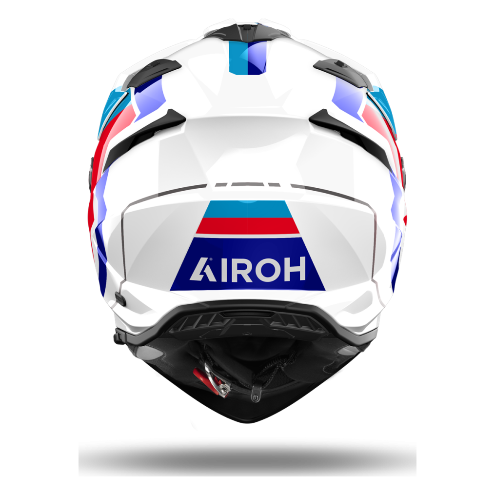 AIROH BANDIT HORN WHITE GLOSS