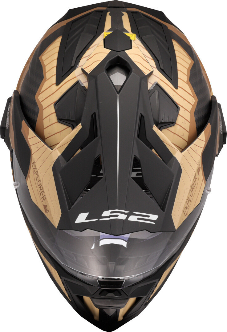 LS2 MX701 Explorer Carbon Trick Sand / Brown Matt