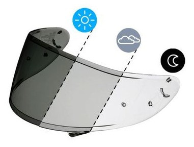 SHOEI VISOR CWR-1 PHOTOCHROMIC