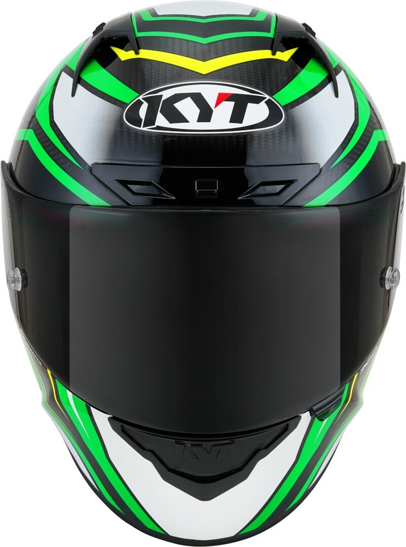Kyt NZ-Race Carbon Stride Green Fluo / White