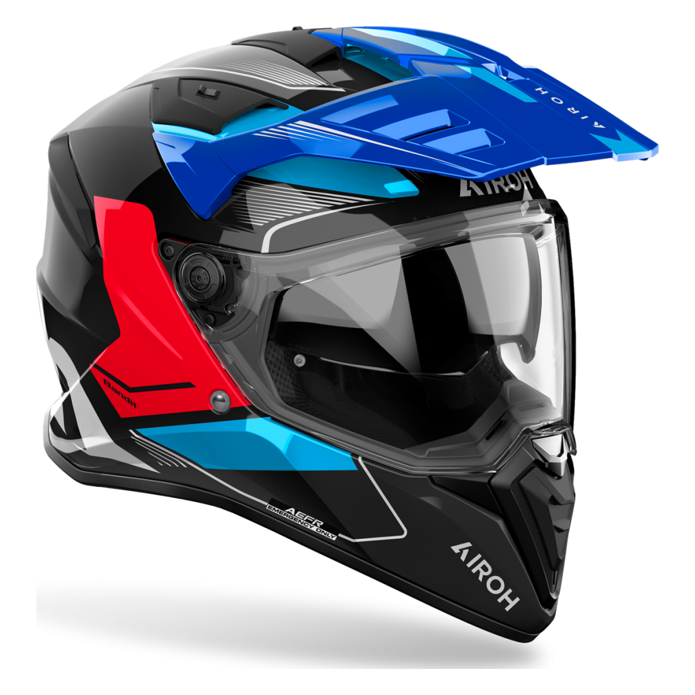 AIROH BANDIT TUNE BLUE / RED GLOSS