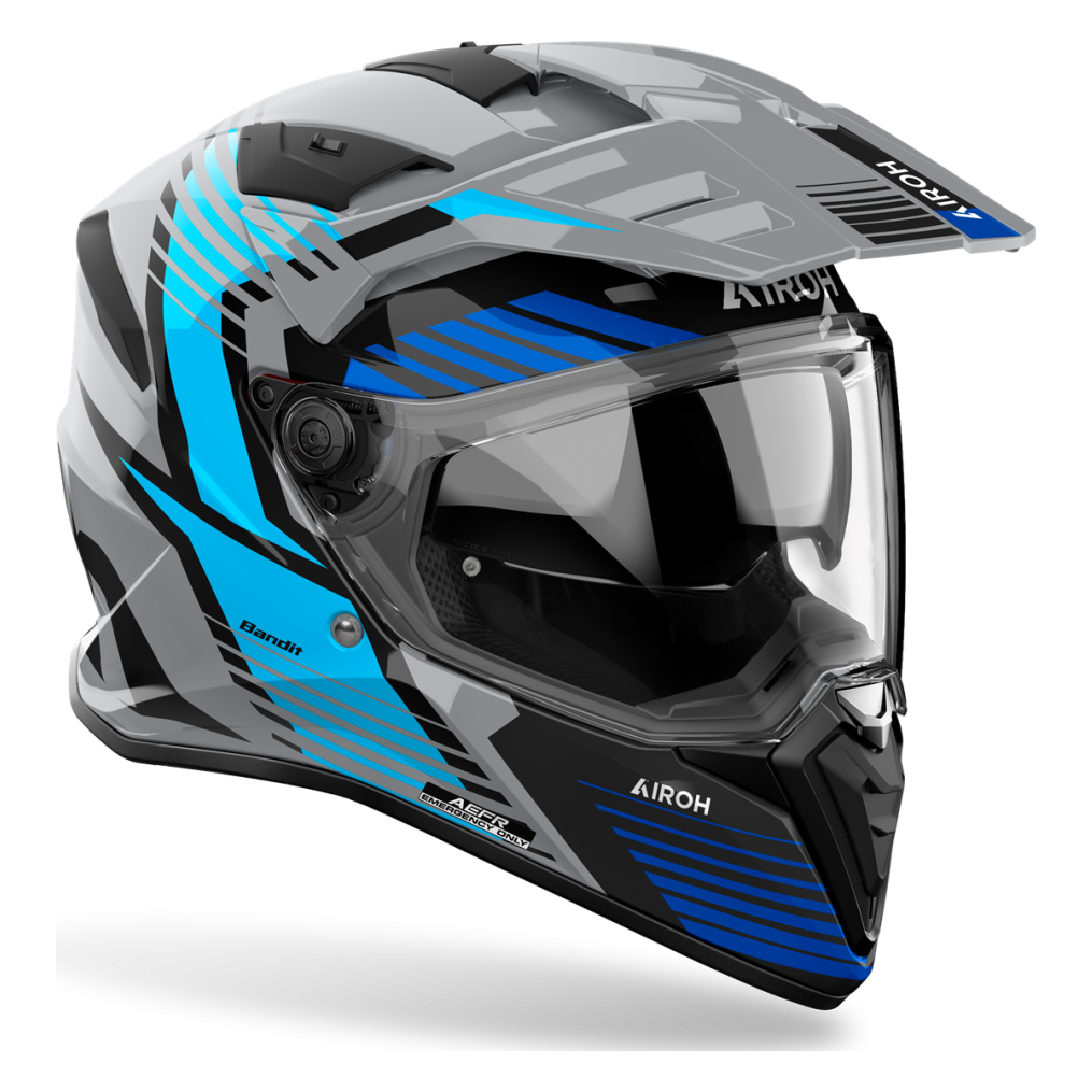 AIROH BANDIT SPICY BLUE GLOSS