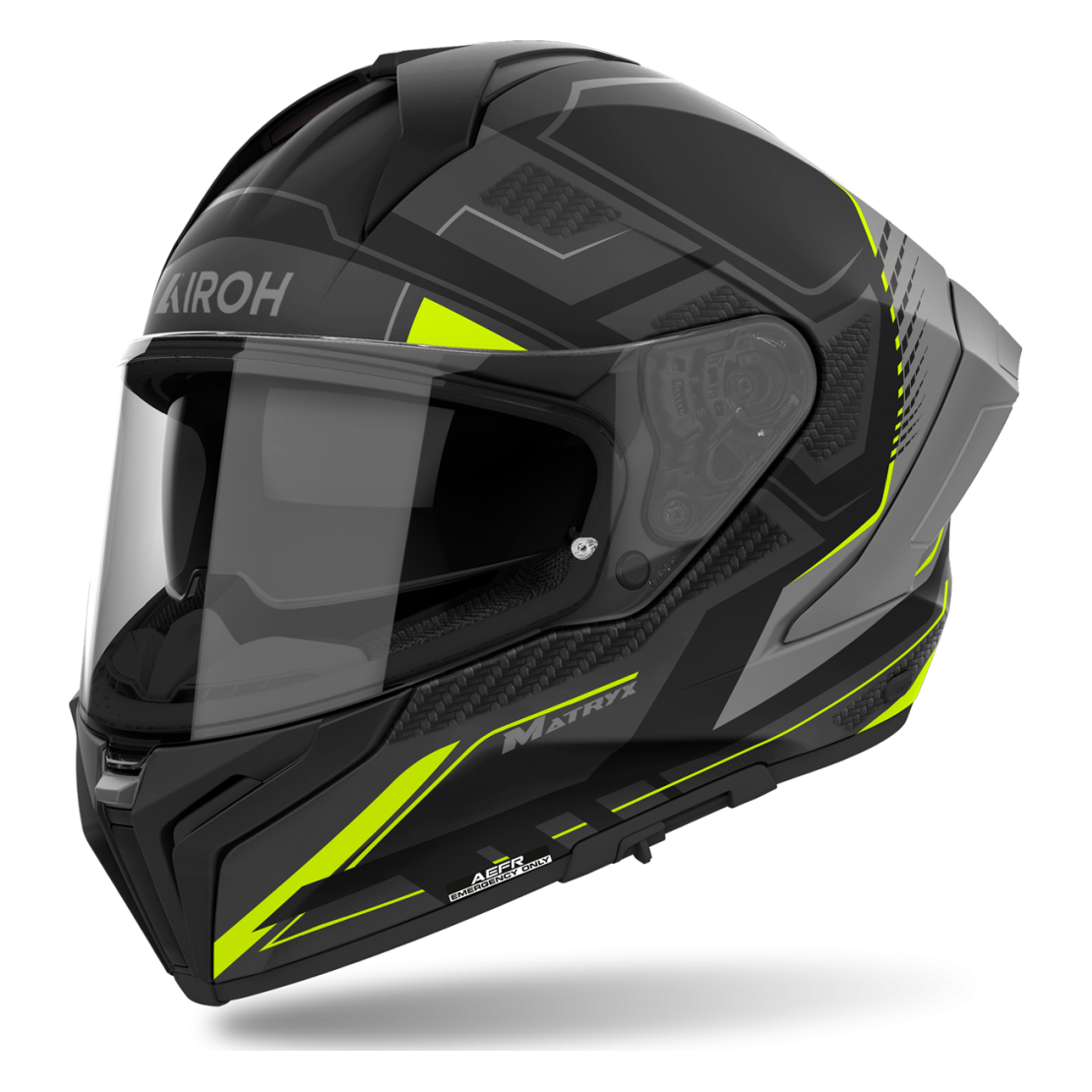 AIROH MATRIX ROCKET YELLOW MATT