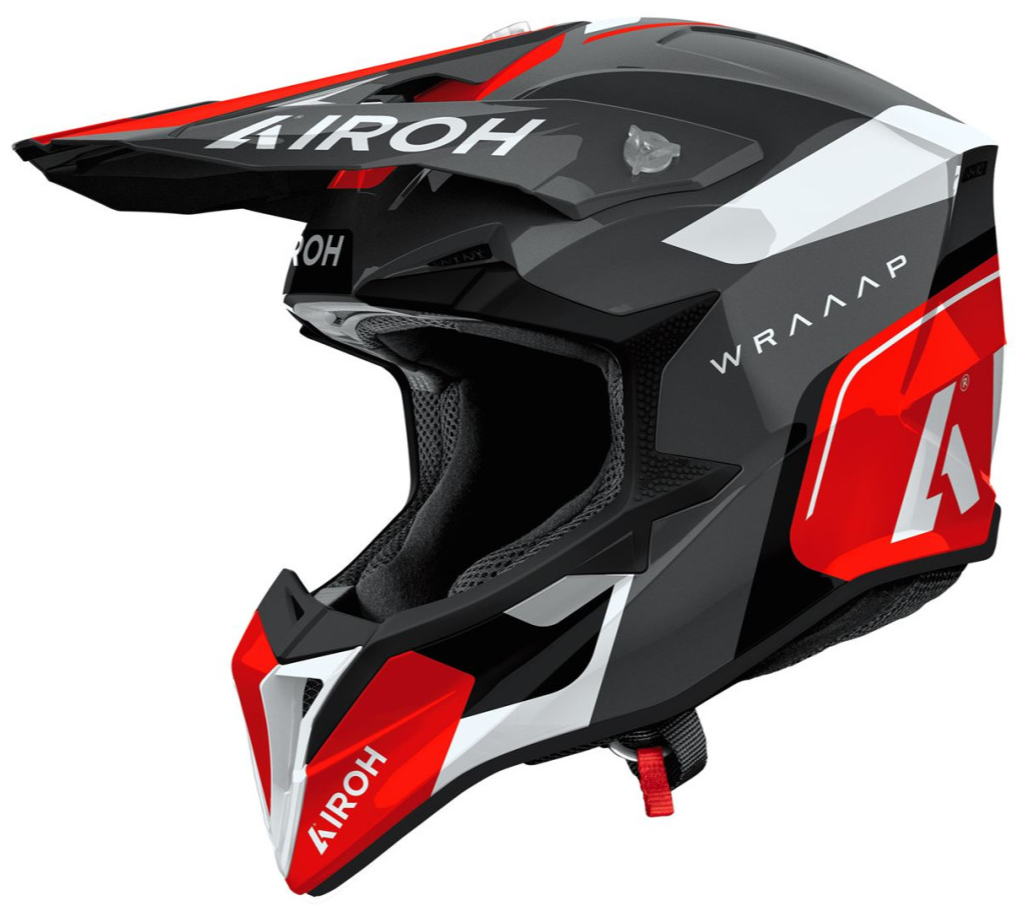 AIROH WRAAAP CONQUER RED GLOSS