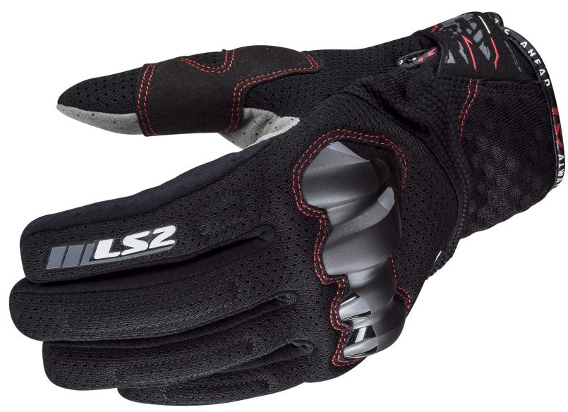 LS2 Chaki Black Gloves