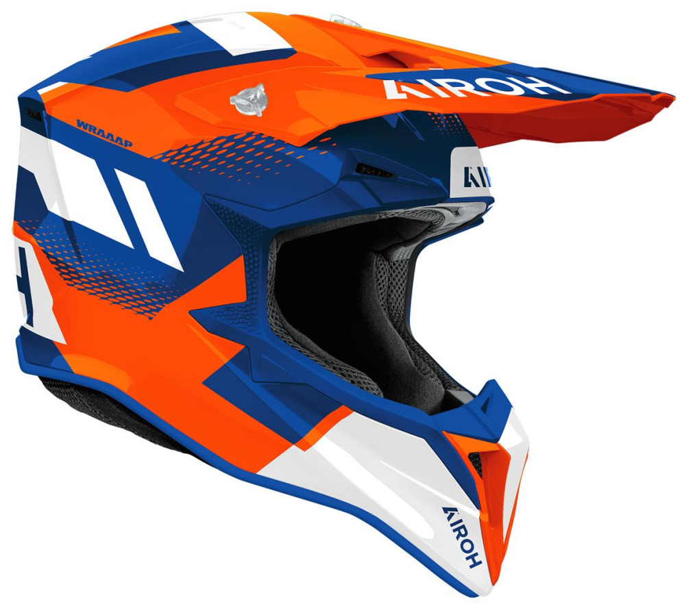 AIROH WRAAAP VISION ORANGE / BLUE GLOSS