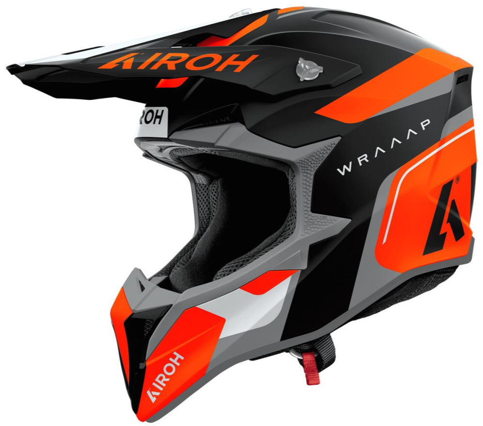 AIROH WRAAAP CONQUER ORANGE MATT
