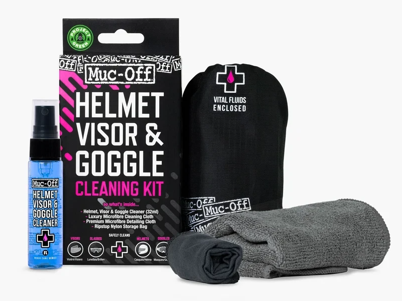 MUC OFF HELMET VISOR & GOGGLE CLEANING KIT