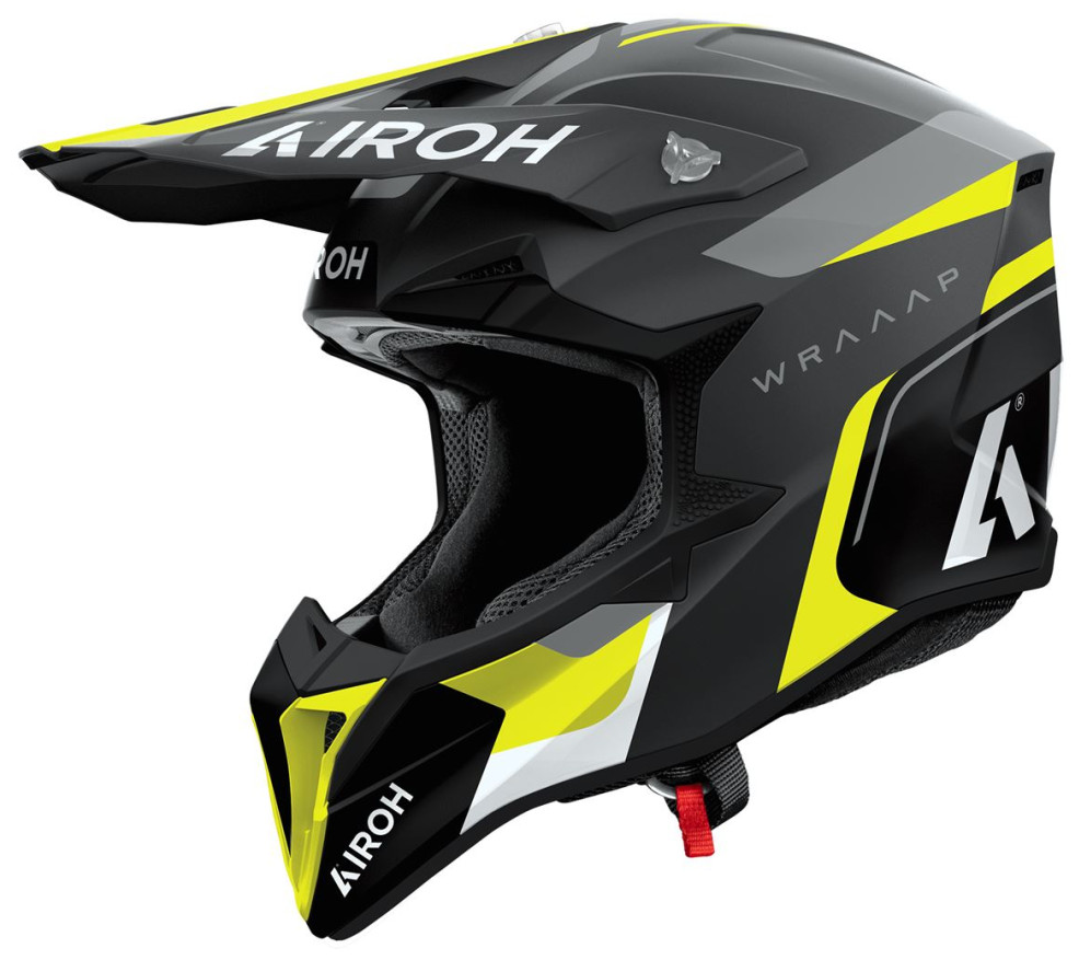 AIROH WRAAAP CONQUER YELLOW MATT