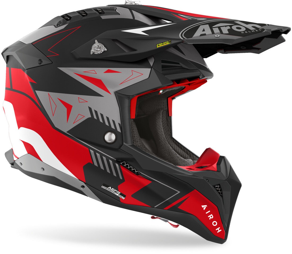 Airoh Aviator 3 Spin Red Matt