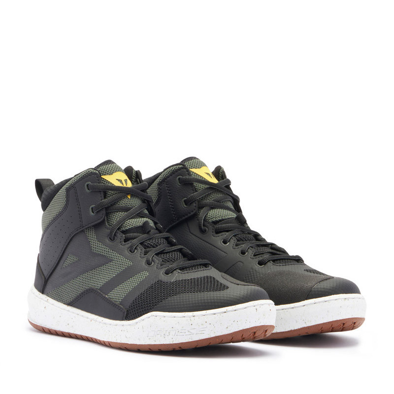 Dainese Suburb Air Black / White / Army Green Shoes