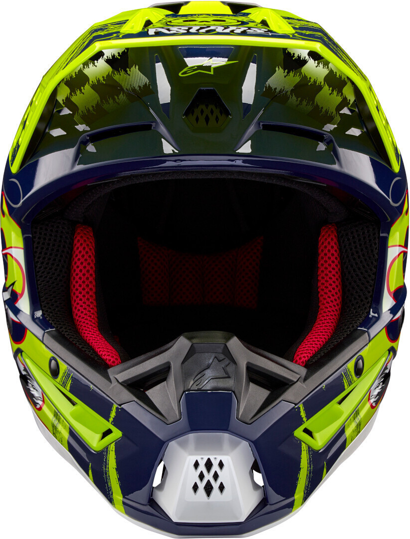 Alpinestars S-M5 Rash Night Navy / Yellow Fluo Gloss
