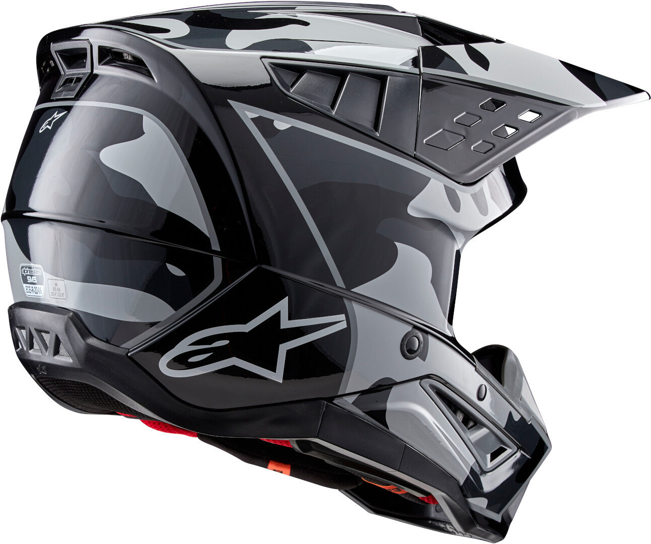 Alpinestars S-M5 Rover 2 Black / Silver Gloss
