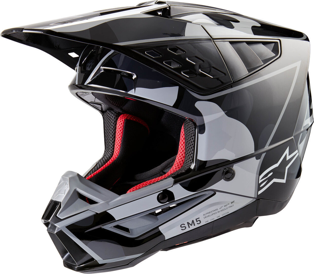 Alpinestars S-M5 Rover 2 Black / Silver Gloss