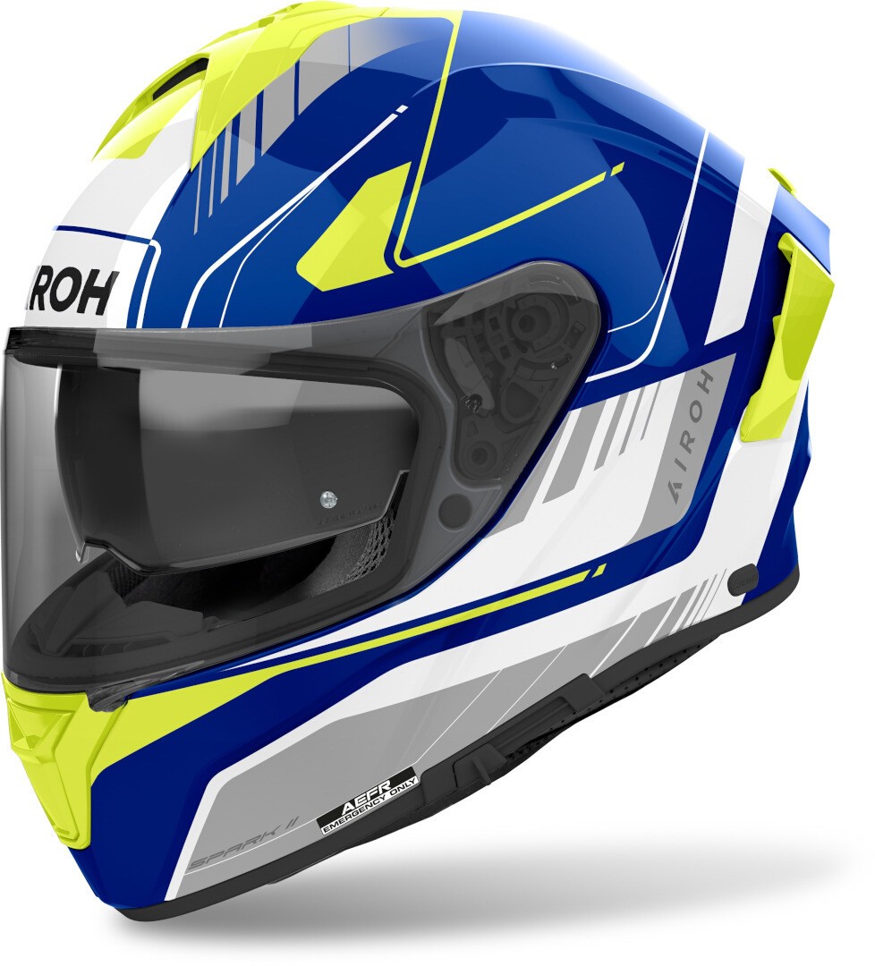 Airoh Spark 2 Chrono Blue / Yellow Gloss