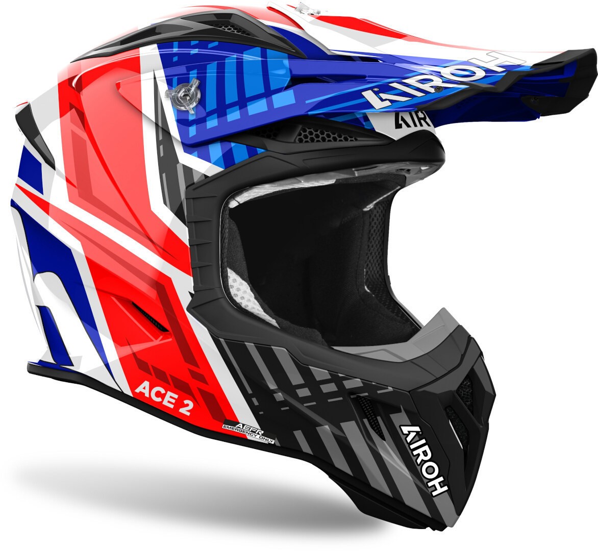 Airoh Aviator Ace 2 Proud Blue / Red Gloss