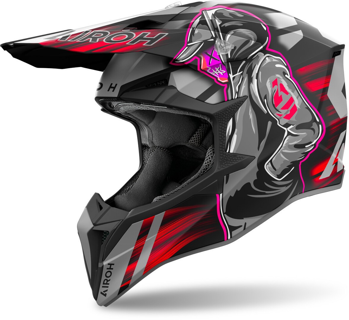 Airoh Wraaap Cyber Red Matt