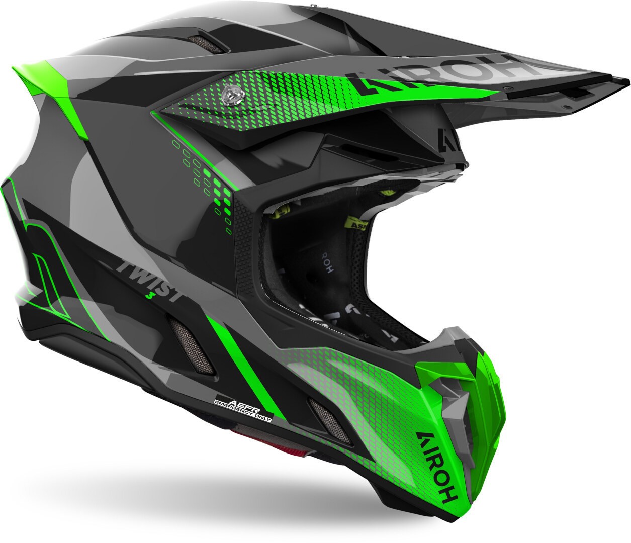Airoh Twist 3 Shard Green Gloss