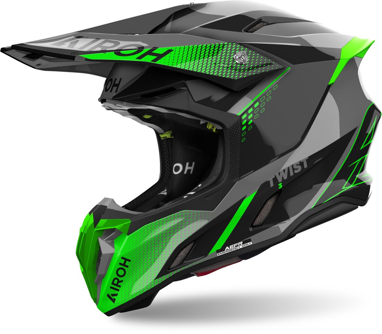 Airoh Twist 3 Shard Green Gloss
